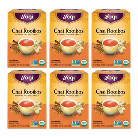 Yogi Tea Chai Rooibos tea bags for convenient daily ritual