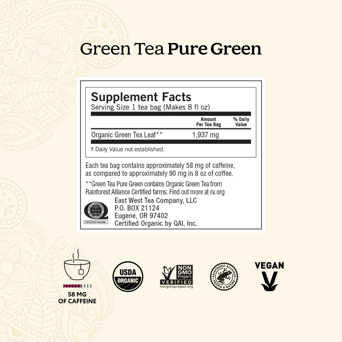 Yogi Tea Green Tea Sampler Pack on display, four diverse blends.