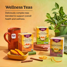 Yogi Tea organic and vegan ingredients highlighted by USDA Organic certification.