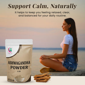Resealable bag of Yogi’s Gift Ashwagandha preserves freshness for daily use.