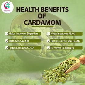 YOGI’S GIFT cardamom pods for coffee enhance aroma and depth