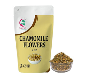 Yogi's Gift chamomile flowers loose leaf, ideal for a calming evening tea