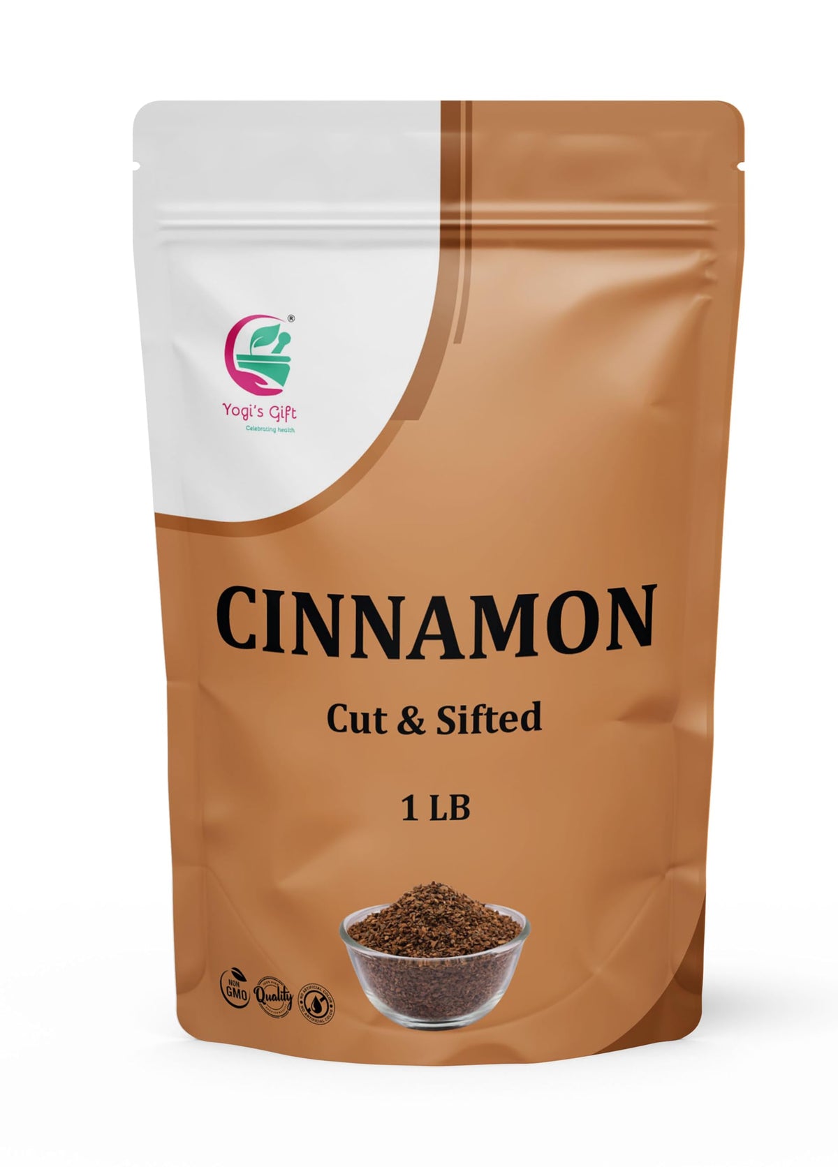 Yogi’s Gift crushed cinnamon bark 1 lb; rich aroma for tea and cooking