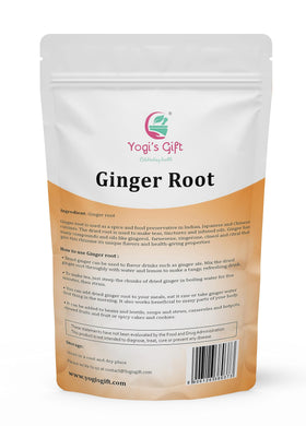 Dried ginger root for tea setup, aroma and warmth