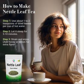 Yogi's Gift ethically sourced nettle leaves in bulk for everyday meals