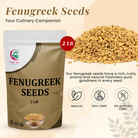 Ground fenugreek powder by Yogi’s Gift for quick seasoning
