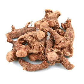 Yogi’s Gift galangal root whole soaking to revive flavor.