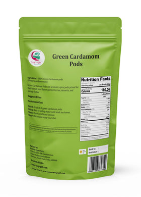 Yogi's Gift green cardamom pods aroma close-up for warm, fragrant notes