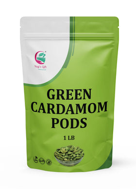 Yogi's Gift green cardamom pods whole ready to elevate Indian dishes