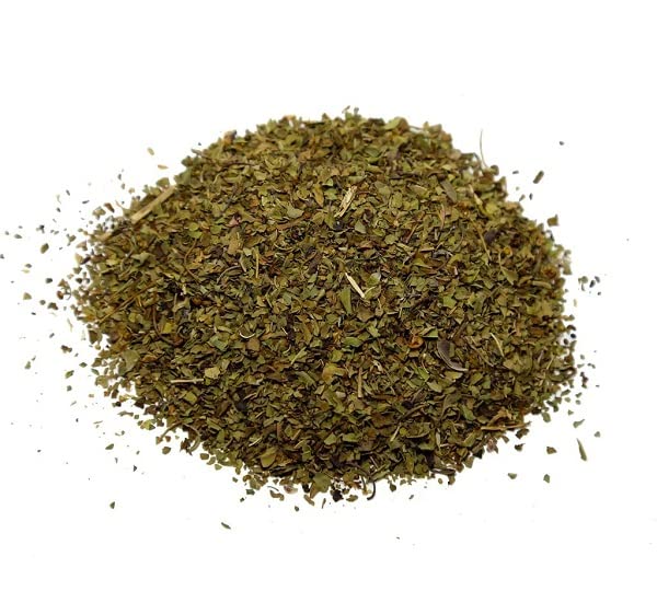 Yogi's Gift holy basil tea steeping into a calming cup