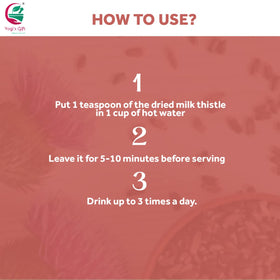 Yogi's Gift Milk Thistle infusion setup for herbal tea ritual