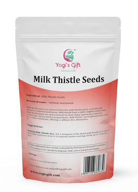 Yogi's Gift Milk Thistle Tea ready to brew with a mild, nutty flavor