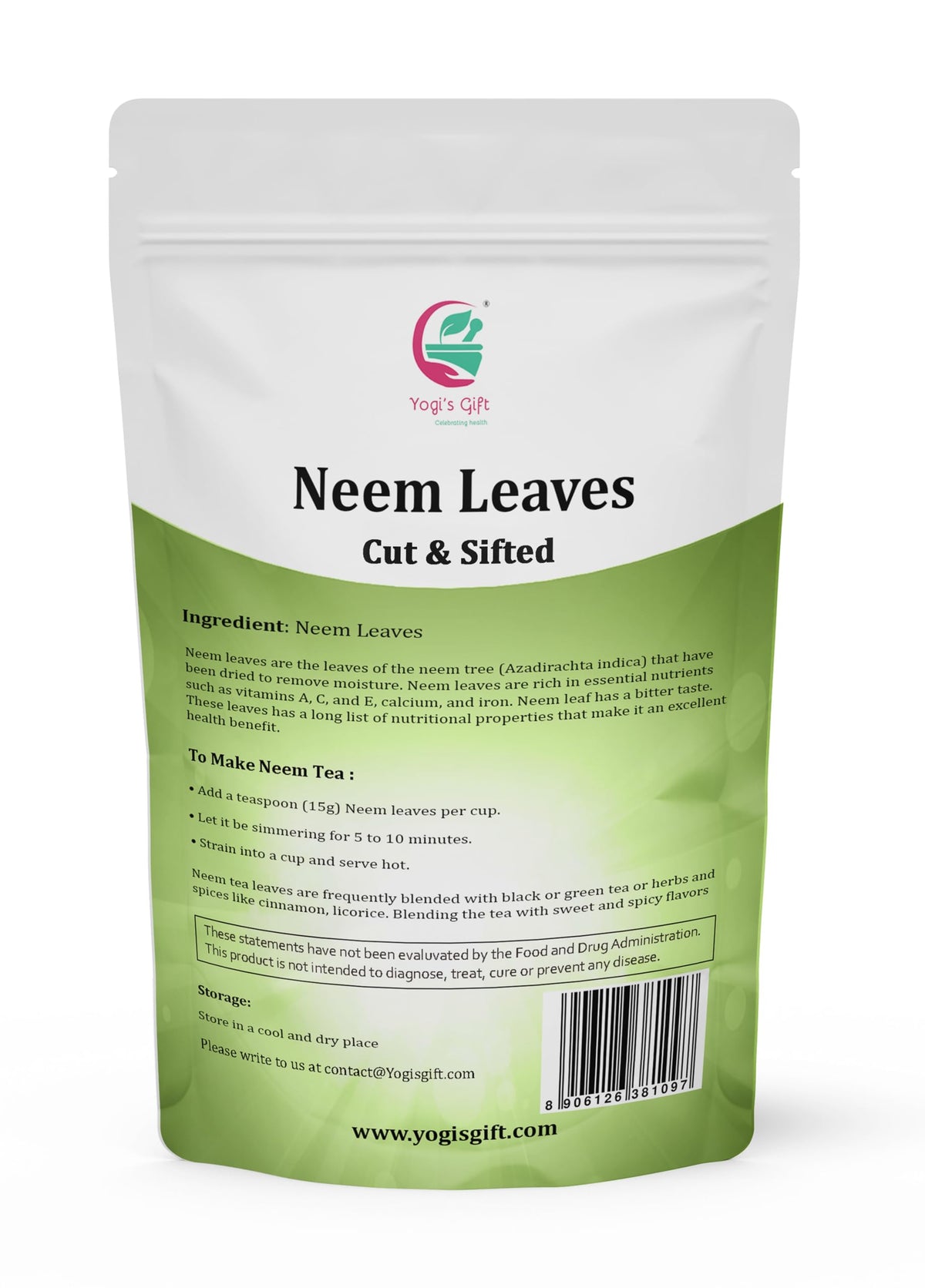 Dried neem leaves ready for flavorful blends in tea.