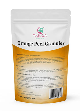 YOGI'S GIFT orange peel tea infusion with aromatic citrus notes.