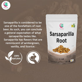 Yogi’s Gift Sarsaparilla Root DIY syrup ready for drinks