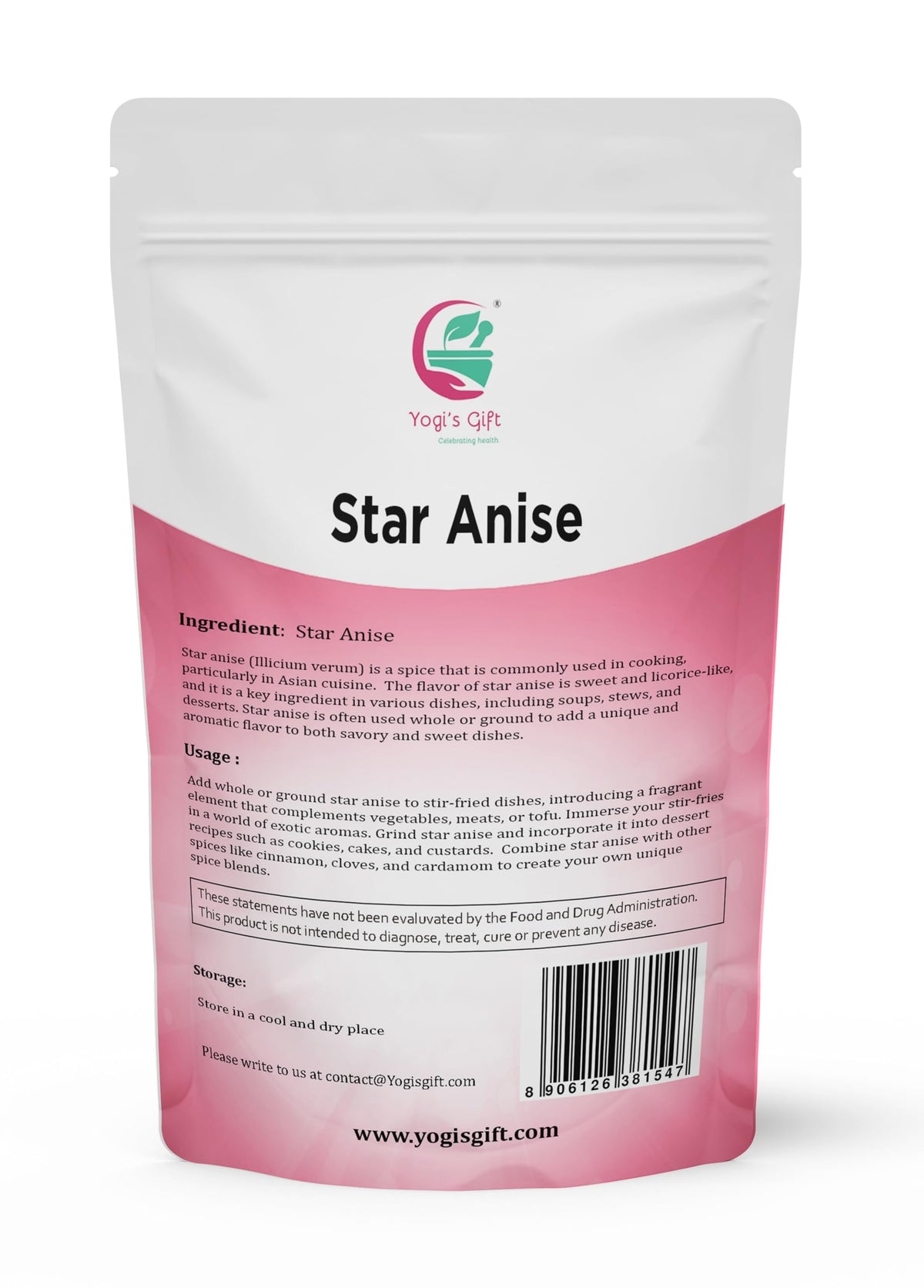 Yogis Gift star anise aroma enhances sauces and stews
