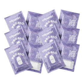 Yogourmet Kefir Starter 12-pack sachets ready to brew fresh kefir at home.