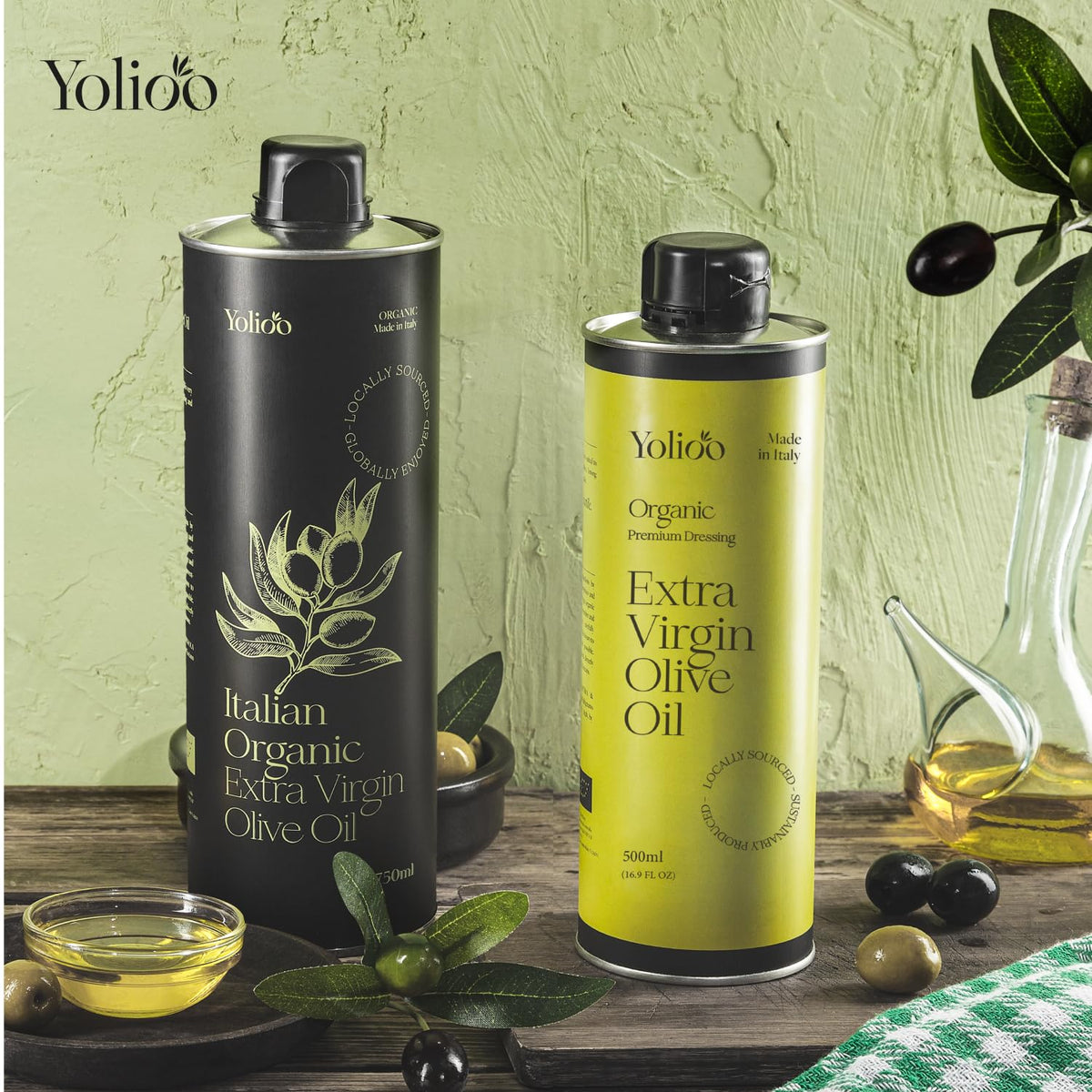 Yolioo EVOO pour enhances sauces with peppery finish.