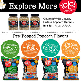 YOLO! kid-friendly hulless corn suitable for braces.