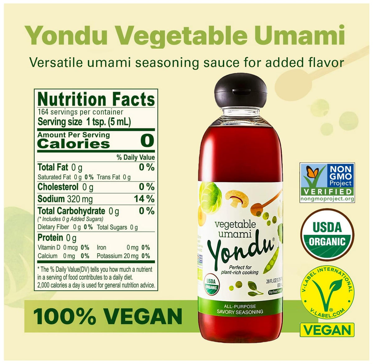 Drizzled over noodles using Yondu Umami sauce for savory depth