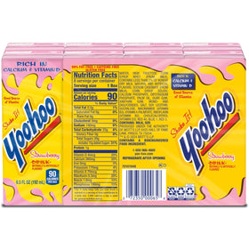 Yoo-Hoo Strawberry Drink four-pack collection for family sharing