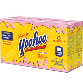 Yoo-Hoo Strawberry Drink in a lunchbox for school or work
