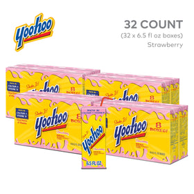 Yoo-Hoo Strawberry Drink ready-to-drink bottles for quick refreshment