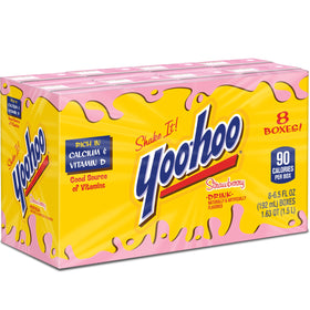Yoo-Hoo Strawberry Drink for snack time with tasty pairings