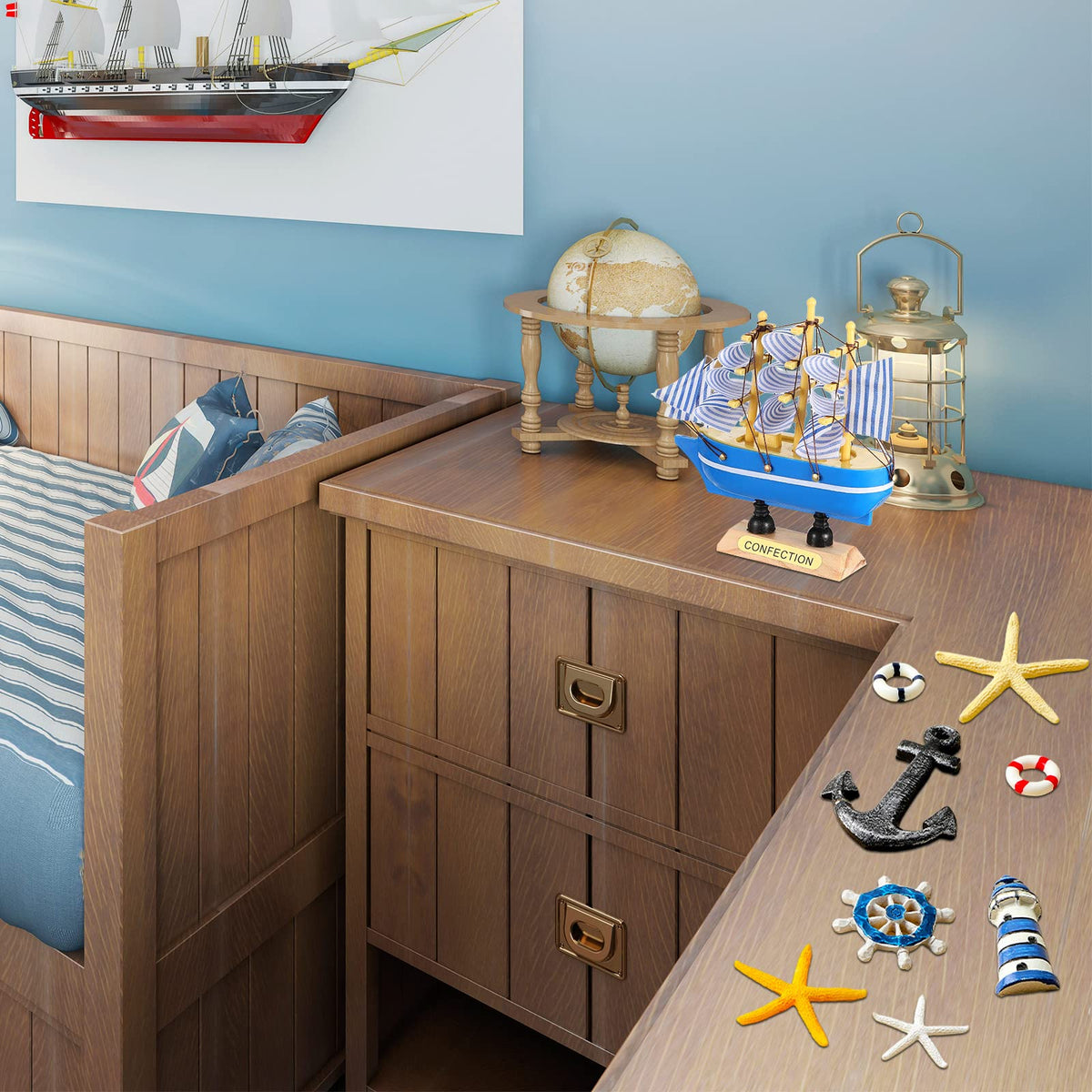 Yookeer lighthouse topper adds focal charm for maritime party cakes