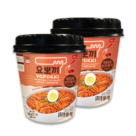 Yopokki Rabokki Cup packaging shows an easy dorm-friendly snack for busy students