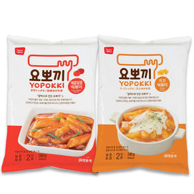 Yopokki instant tteokbokki rice cakes pack gloss ready for dorm meals