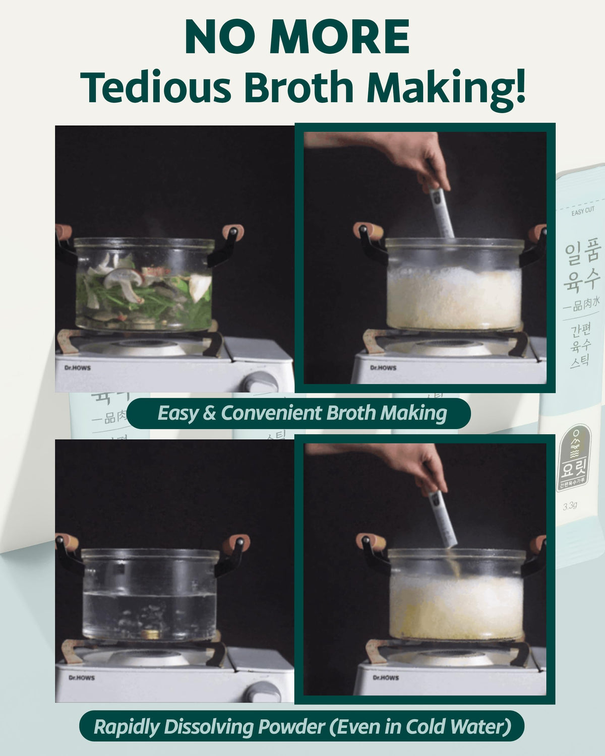 Yorit Excellent Broth Powder enhances stir-fries with clean savory taste.