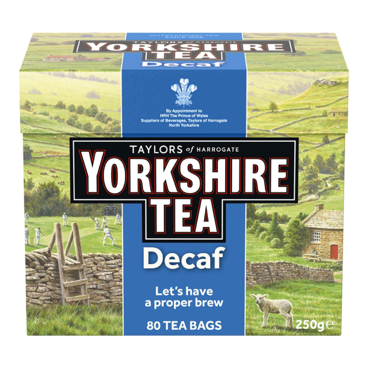 Yorkshire Tea decaffeinated teabags pack delivers caffeine-free comfort