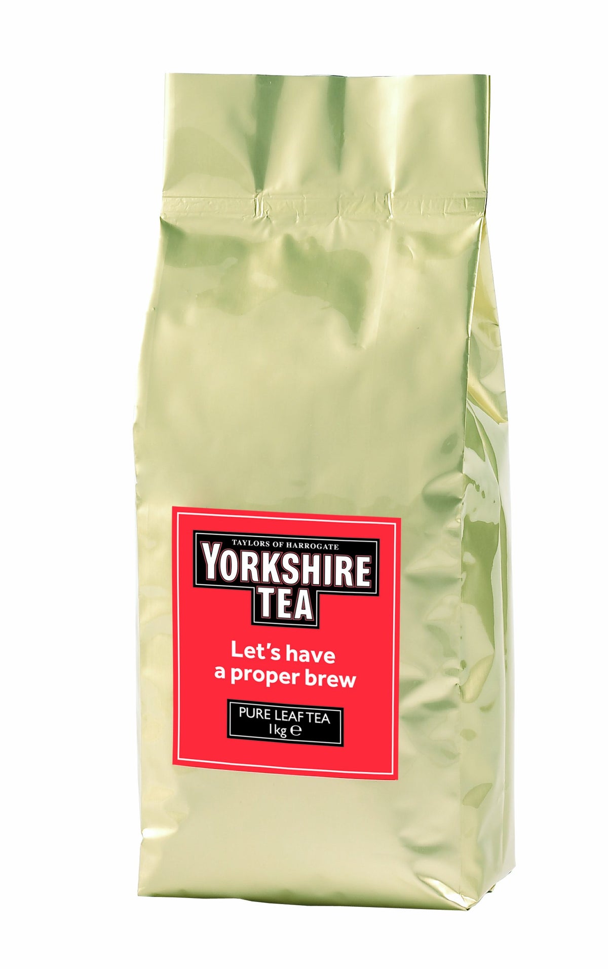 Yorkshire Tea loose-leaf 1kg bag for a bold morning cup