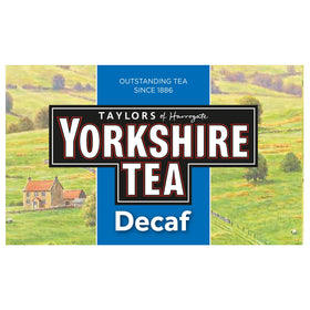 Steeping Yorkshire Tea yields a smooth decaf Earl Grey cup