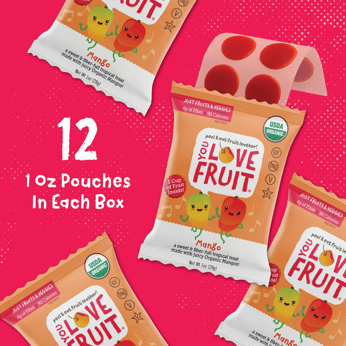 YOU LOVE FRUIT Gift box addition with mango snacks perfect for gifting
