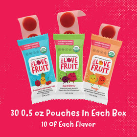 You Love Fruit passion fruit power pals close-up for a high-fiber, portable snack.