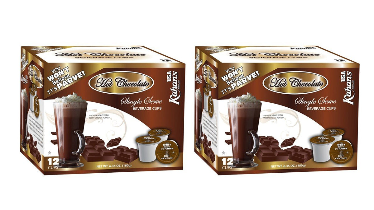 You Won’t Believe It’s Parve hot chocolate cups, compatible with most coffee makers for fast indulgence.