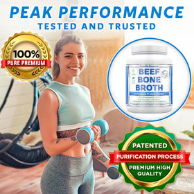 YounGlo Research bone broth powder suited for paleo and keto meals