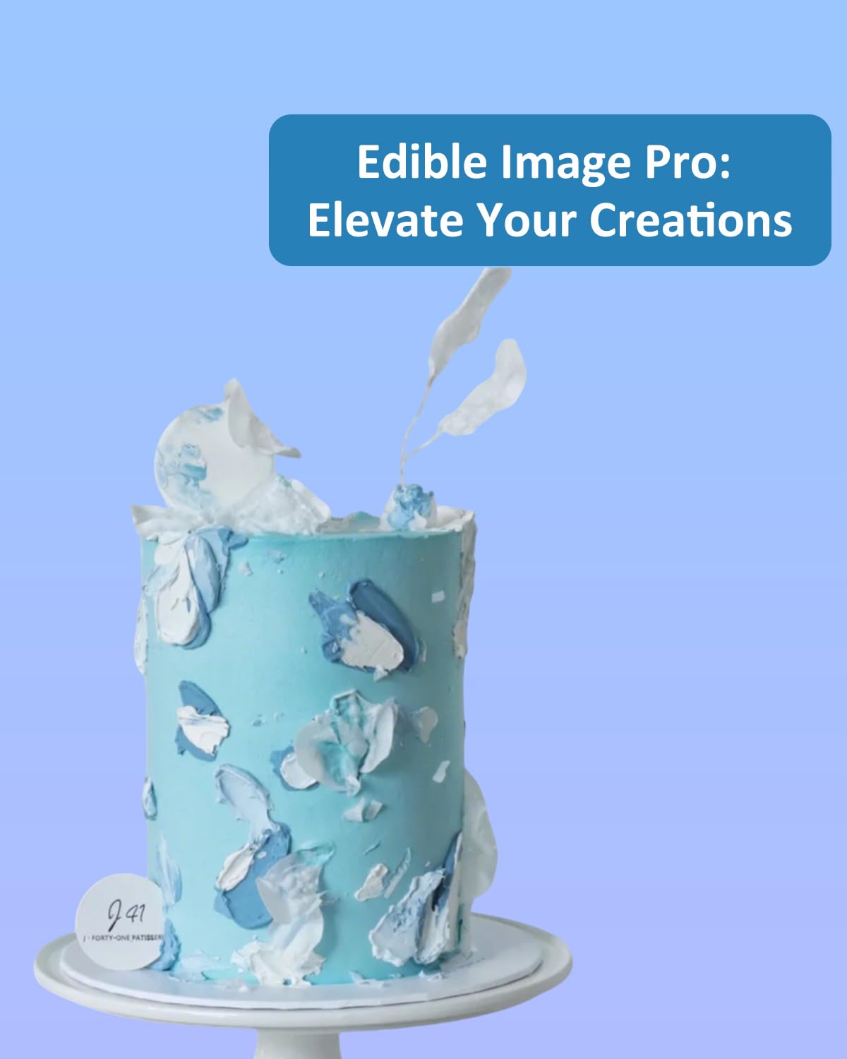 YOUTOOK edible paper on a cake for decorative detailing