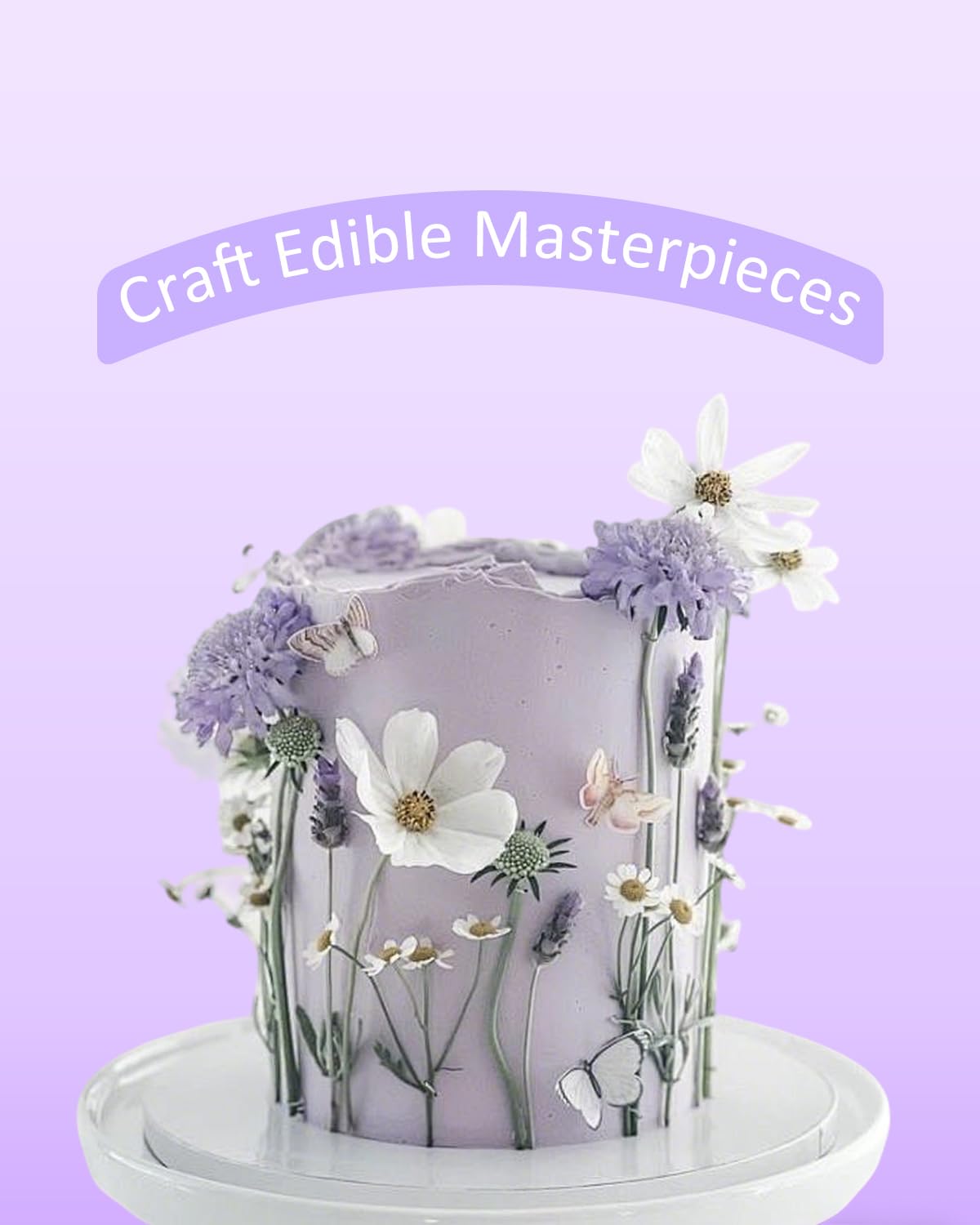 YOUTOOK wafer paper being cut to form intricate cake toppers
