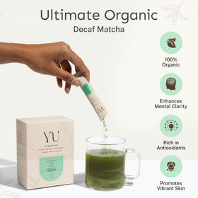 Yu Tea ceremonial-grade matcha bowl and whisk ready for a traditional cup.