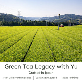 Hot brew with Yu Tea at just below 165°F reveals grassy notes.