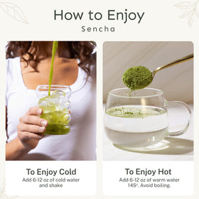 Yu Tea powder rich in antioxidants and EGCG for daily wellness.