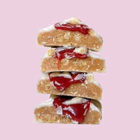 Yubi Bar Raspberry Ripple ingredients emphasize plant-based, non-GMO components.