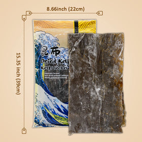 YUHO Kombu soaking expands to six times volume for easy stock