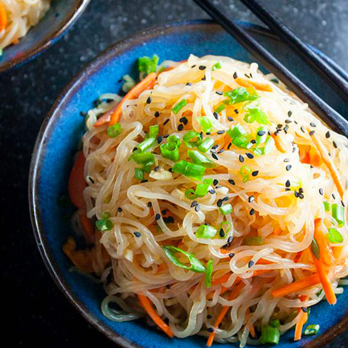 YUHO konjac rice as a low-calorie side option.
