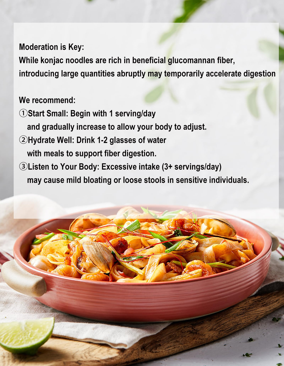 YUHO Shirataki noodles offer a bouncy, chewy texture for versatile dishes.