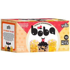 YULU FOODS boba bundle kit unboxed for quick, shareable bubble tea moments.