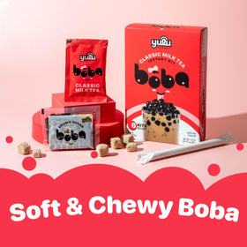 YULU FOODS classic milk tea powder for authentic at-home bubble tea